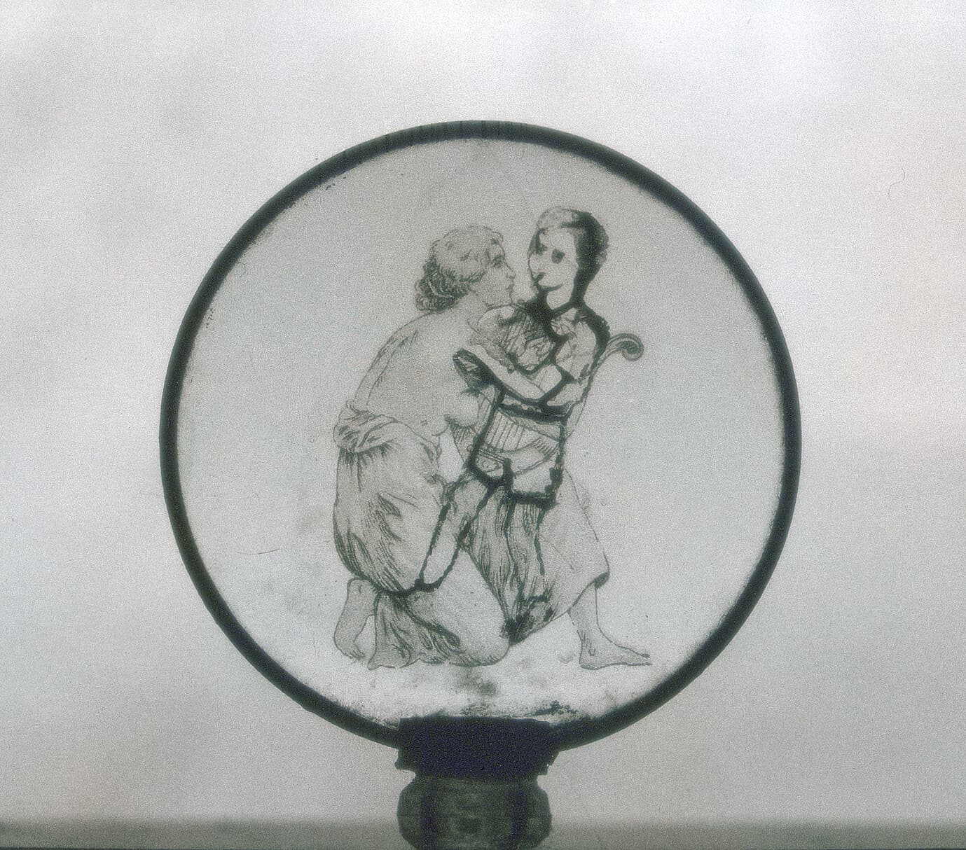 Untitled (decal on glass)