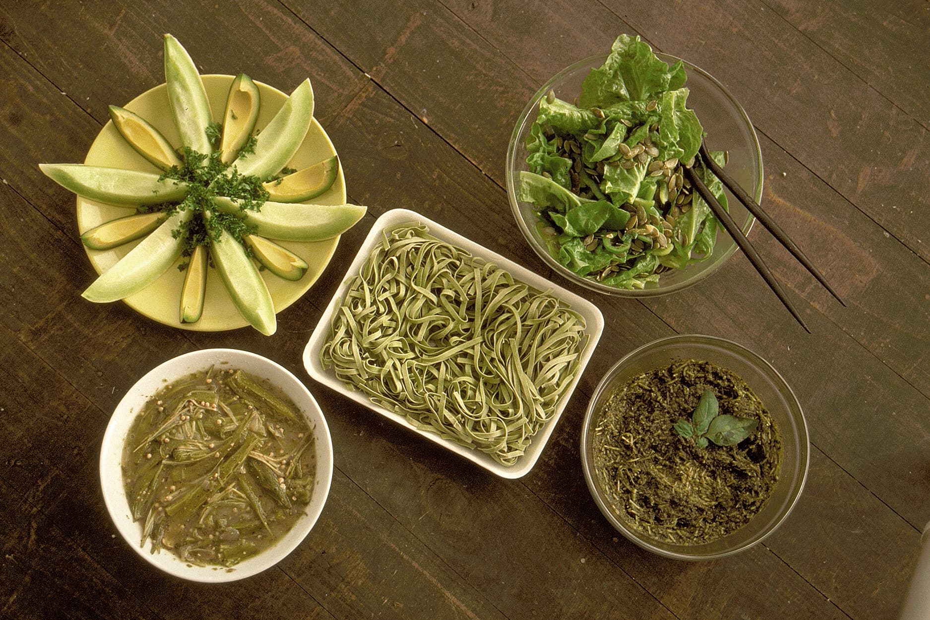  	Colour Week: Green (dinner)