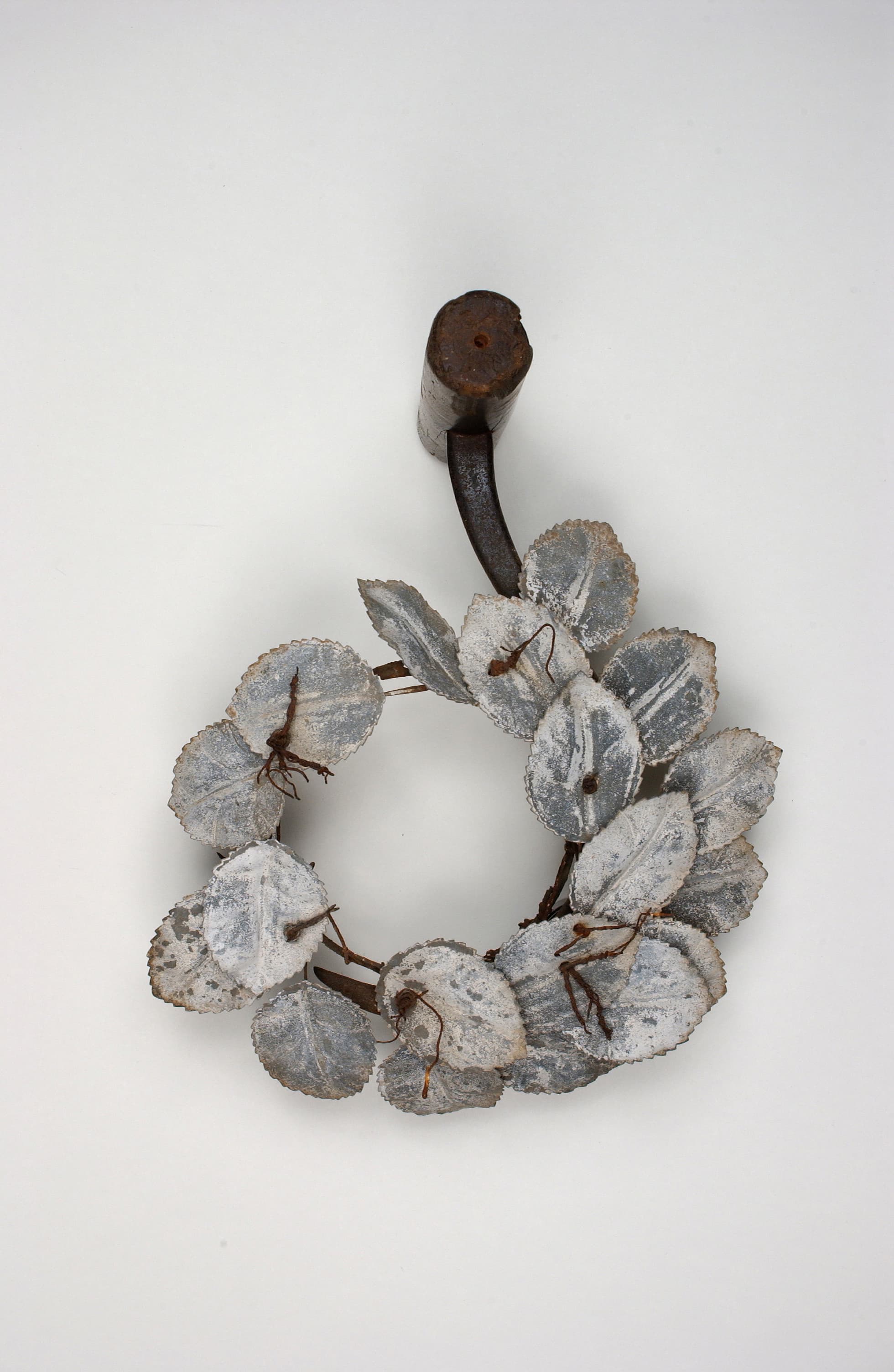 Untitled (wreath/scythe)